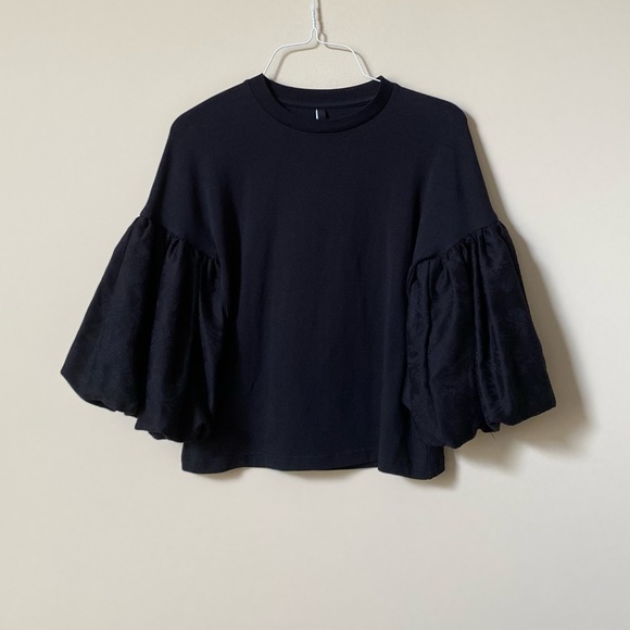 Mother of Pearl Aubree Floral Puff SleeveTop - Picture 2 of 6